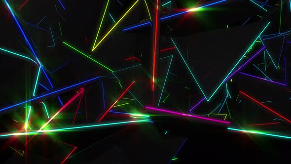 Neon Background 4K