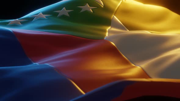 Comoros - Stylized Flag alt