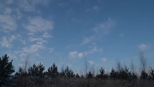 Simultaneous Movement of Clouds of Different Levels Time Lapses alt
