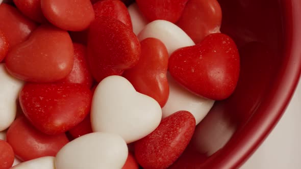 Rotating stock footage shot of Valentine's Day candy - VALENTINES 023 alt