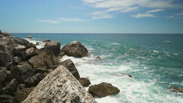 Coastal Cliffs of the Adriatic Sea