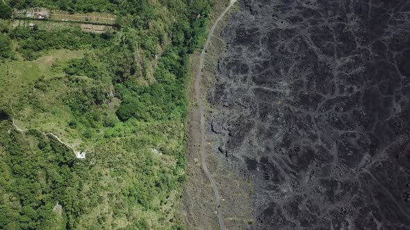 Black Soil After Volcanic Eruption