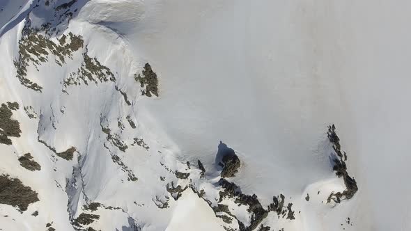 Fly Over Sharpen High Mountain Ridges alt