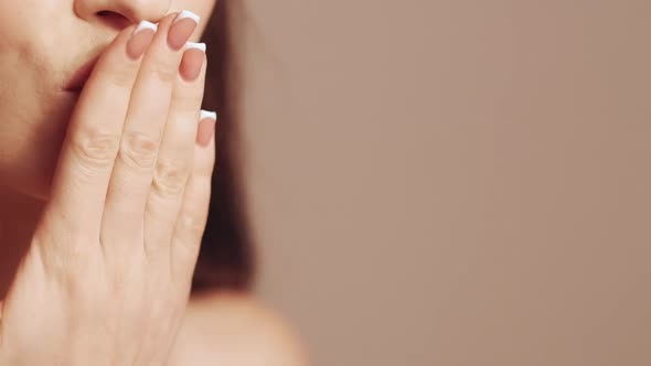 Blow Kiss Sending Love Flirty Woman Lips Smooch alt