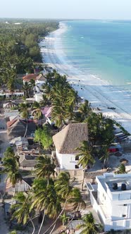 Tanzania  Houses on Zanzibar Island Slow Motion alt
