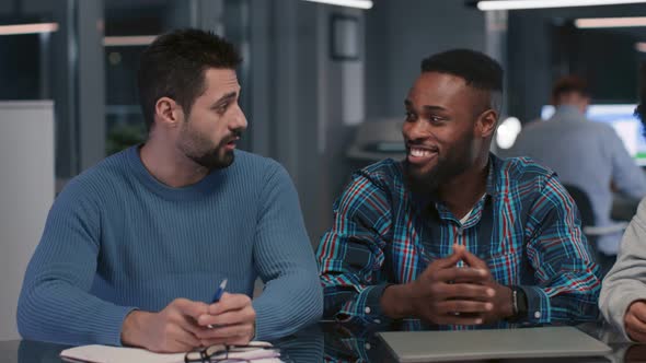 Back View of Female Applicant Shaking Hands with Employer After Successful Job Interview alt