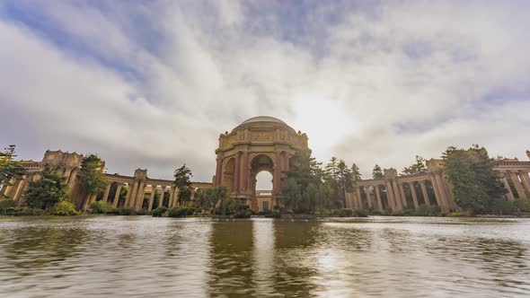time lapse: the palace of fine arts angle 3 alt