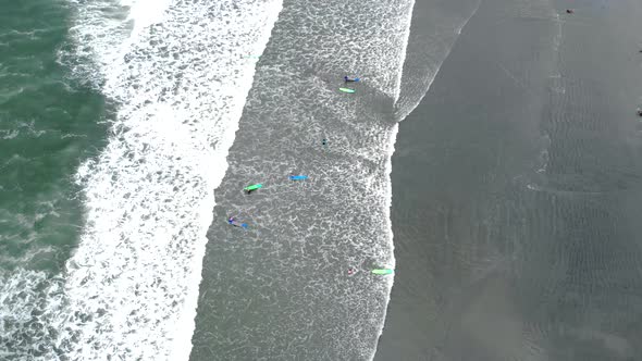 Tofino Vancouver Island Pacific Rim Coast Canada Beautiful Sunset at the Beach with Fog at Tofino alt