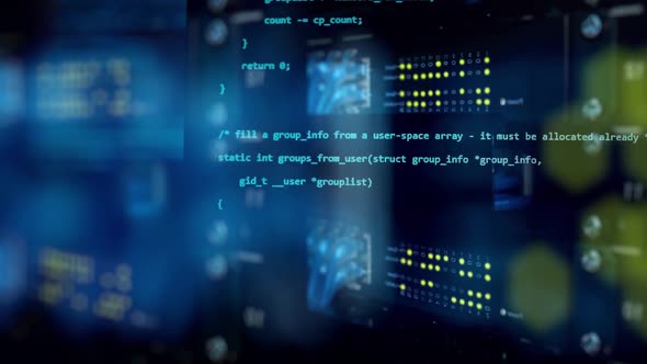 3D Programming Code Abstract Technology Background of Software ...