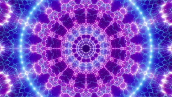 Abstract Fractal Psychedelic Neon Tunnel Loop 4K 01 alt