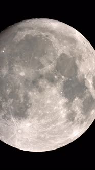 Vertical Closeup Of Moon Portrait Orientation alt