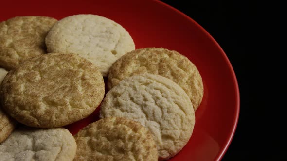 Cinematic, Rotating Shot of Cookies on a Plate - COOKIES alt