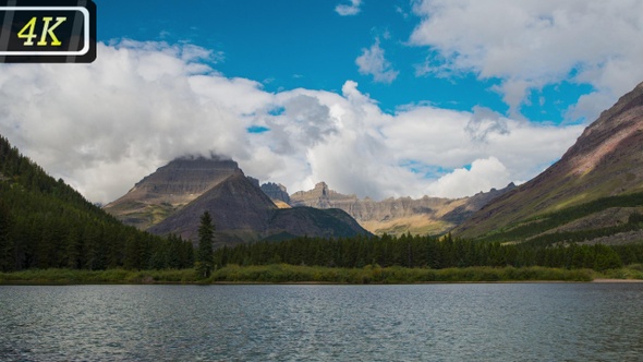 Lake And Mountains