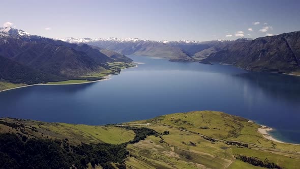 Lake Hawea panorama alt