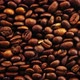 Falling coffee beans on a black background. - VideoHive Item for Sale