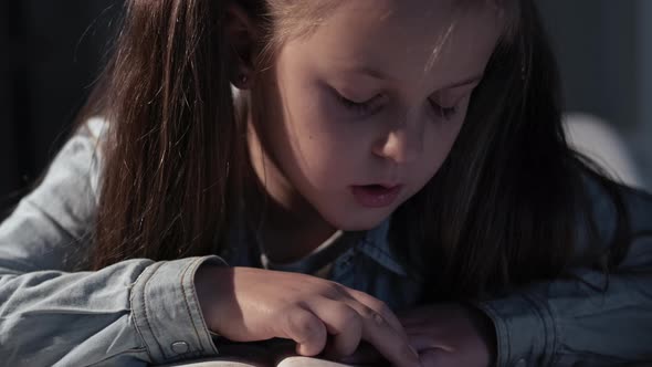 Exam Preparation Homeschooling Time Girl Reading alt