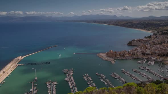castellammare del golfo coast sicily italy port harbour alt