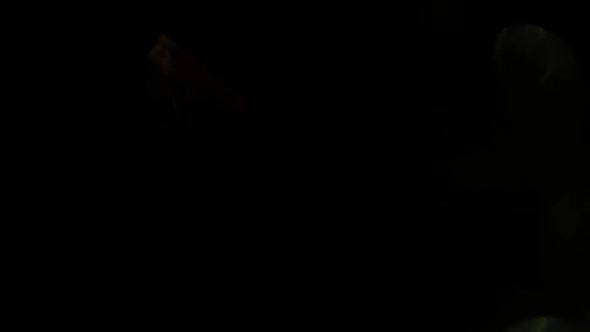 Multicolored Light Leaks  Footage on Black Background. Stylizing Video, Transitions. Bokeh Effect alt