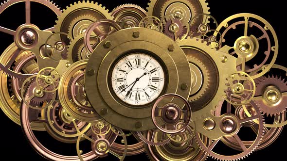 Steampunk Clocks And Mechanisms