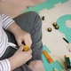 Child Playing Building Blocks Game - VideoHive Item for Sale
