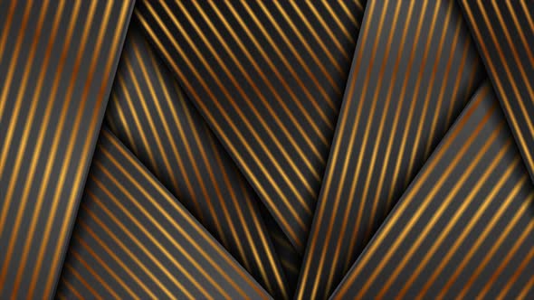 Abstract Black And Bronze Smooth Stripes