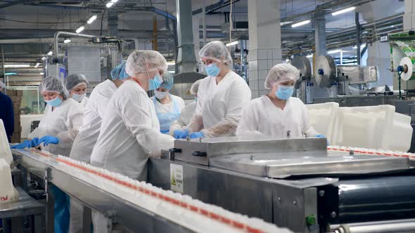 Alimentary Factory Unit with the Staff Relocating Crab Sticks alt