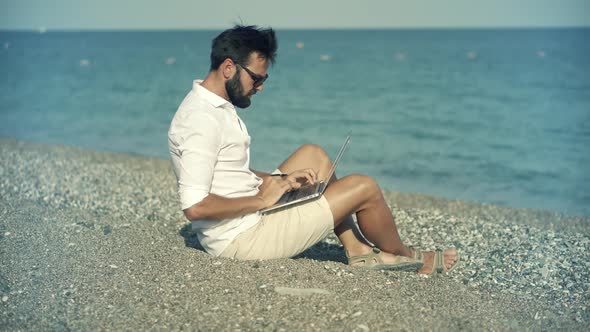 Remote Work E Learning On Computer Chat. Freelance Work Meeting Online. Stay Connected Distance. alt