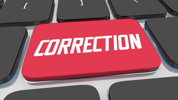 Correction Computer Keyboard Button Edit Fix Error Correct 3d Animation alt