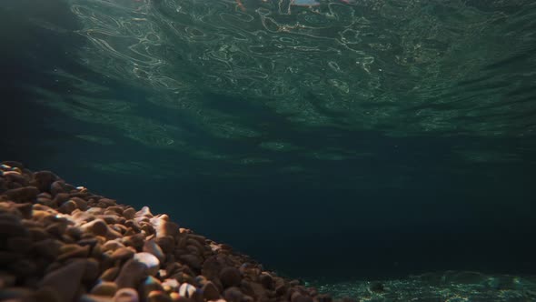 View of underwater, Brela, Croatia