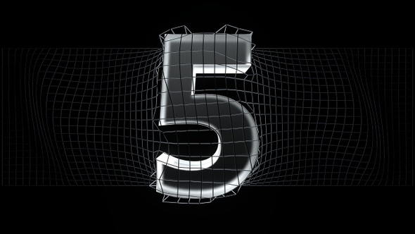 Dark 5 Seconds Holographic 3d Countdown alt