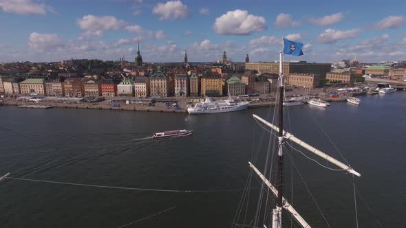Aerial View of Stockholm