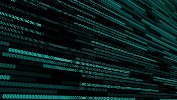 Binary code abstract technology background. Global network