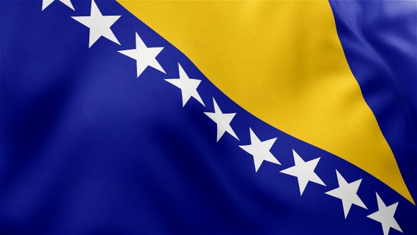 Bosnia and Herzegovina Flag alt
