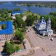Russian Village From a Height in Flight - VideoHive Item for Sale