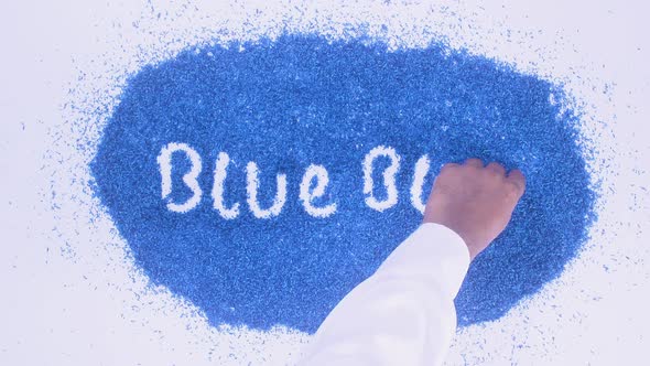 Blue Writing Blue Blood