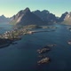 Aerial view on the fishing village Reine and Hamnoya ,Lofoten Islands,Norway - VideoHive Item for Sale