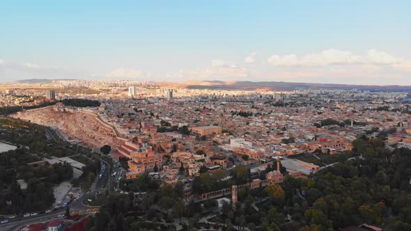 Static View Of Historical Ancient City Urfa Center alt