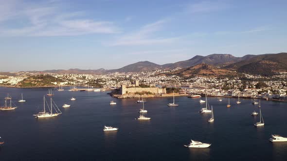 Aerial view of Bodrum - Turkey. alt