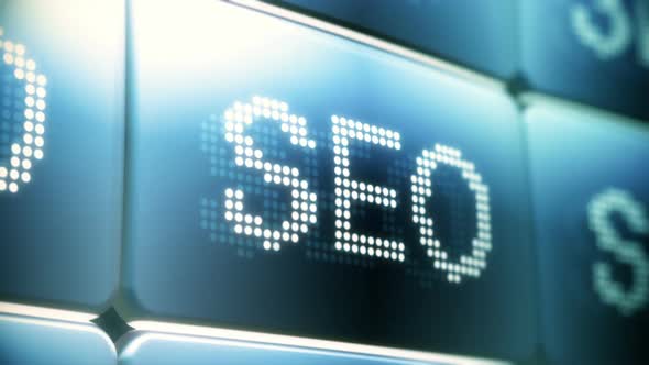 SEO (Search Engine Optimization) Screen Animation alt
