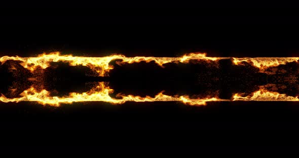Abstract fire and flames visual effect. 