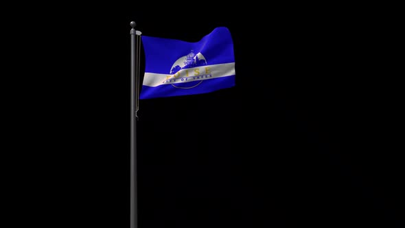 Boise City Flag With Alpha 2K alt