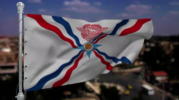 Flag of Assyrian ethnicity