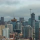 Downtown Chicago and Willis Tower Low Clouds Fog Day - VideoHive Item for Sale