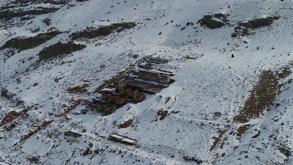 Built into the side of a mountain in 1920 on the southern end of Genola, Utah, the Old Tintic Mill p alt