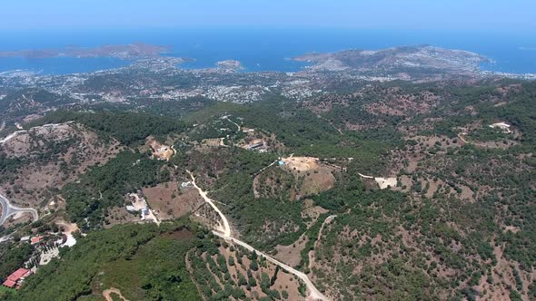 Bodrum Bays and Forest Topography alt