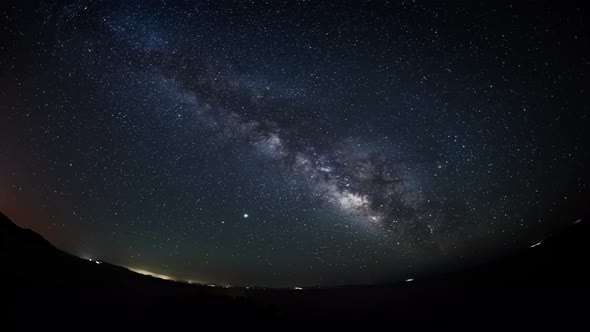 Milky way time lapse