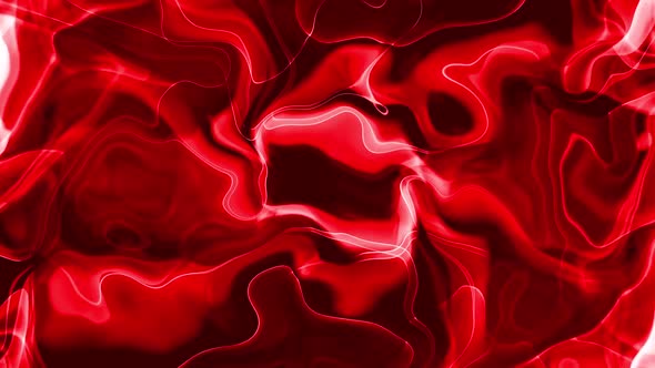 Red color animated motion liquid flowing background. Vd 1005