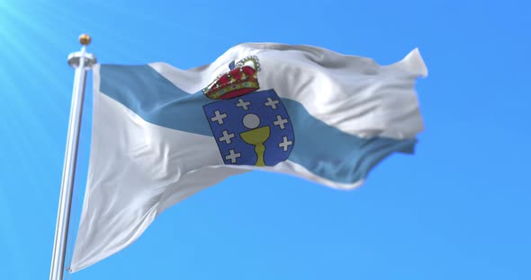 Galicia Flag, Spain alt