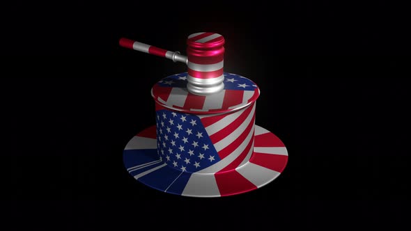 Usa Law concept animation alt