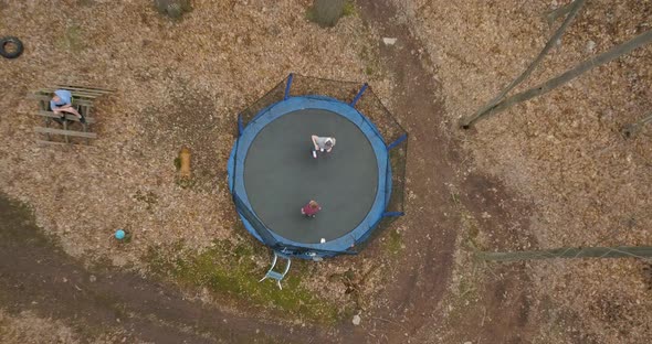 Trampoline Mom And Son 6